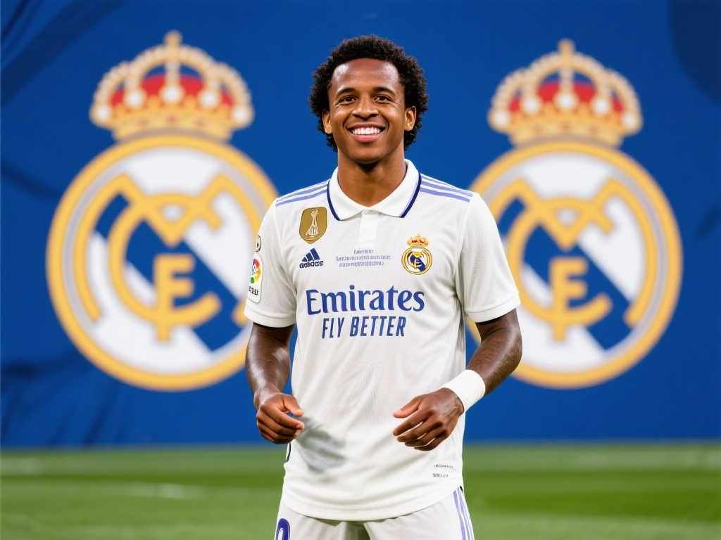 西媒：维尼修斯期待薪资提升至少500万，今夏续约或将达成